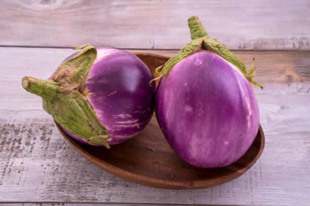 تصویر 4 از بادمجان دلمه ای گرد خوش فرم مناسب پر کردن انتخاب آشپز های حرفه ای